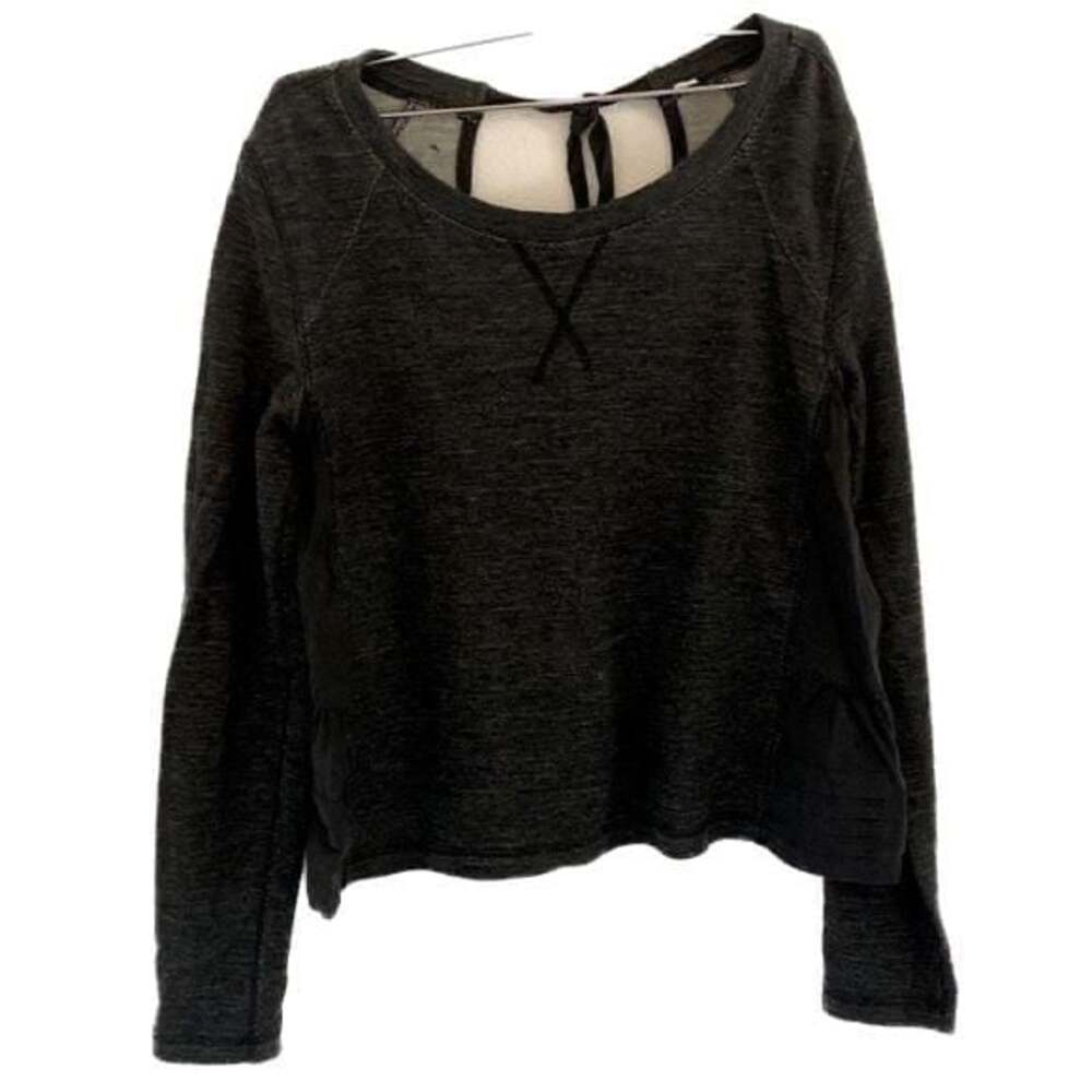 Size 8 Lululemon Space Dye Black Sweatshirt